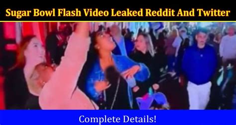 sugar bowl flash video reddit|More.